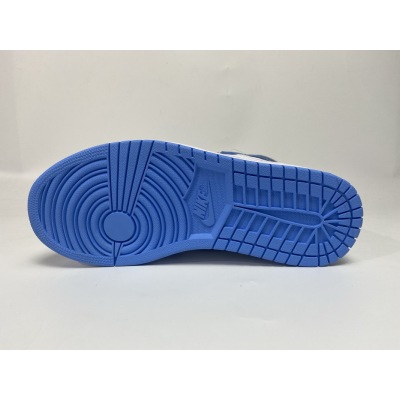 Jordan 1 Retro High White University Blue Black (Mid Quality)