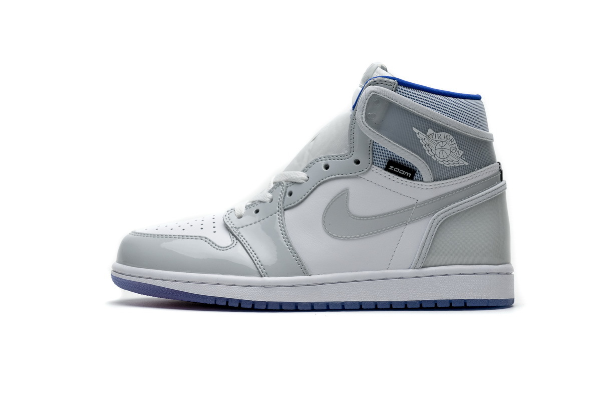 Jordan 1 Retro High Zoom White Racer Blue (Mid Quality)