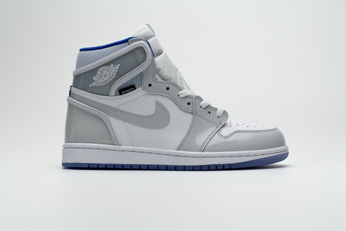 Jordan 1 Retro High Zoom White Racer Blue (Mid Quality)