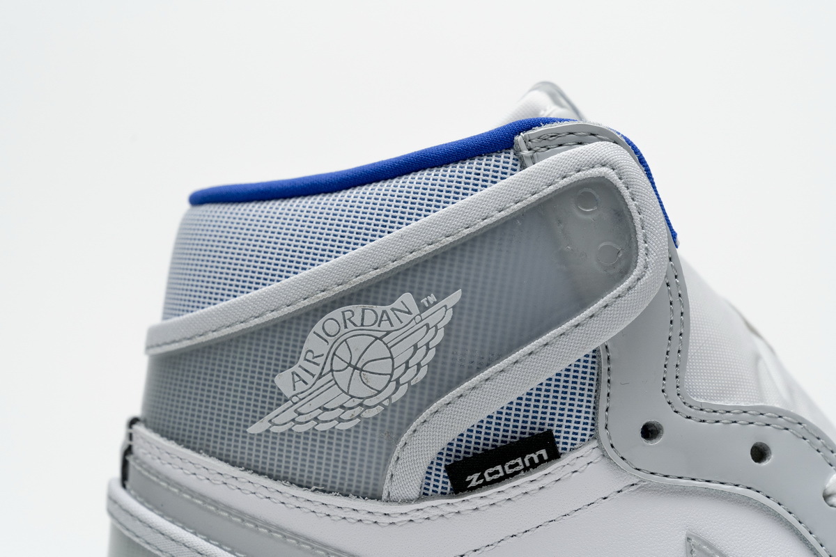 Jordan 1 Retro High Zoom White Racer Blue (Mid Quality)