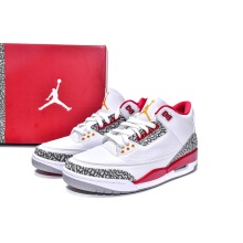 Jordan 3 Retro Cardinal Red (Top Quality)