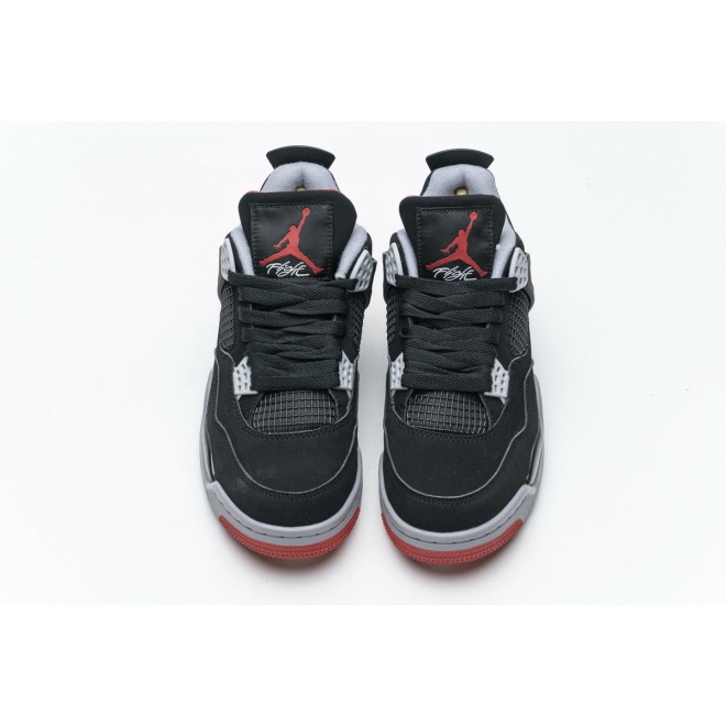 Jordan 4 Retro Bred (2019)(Top Quality)