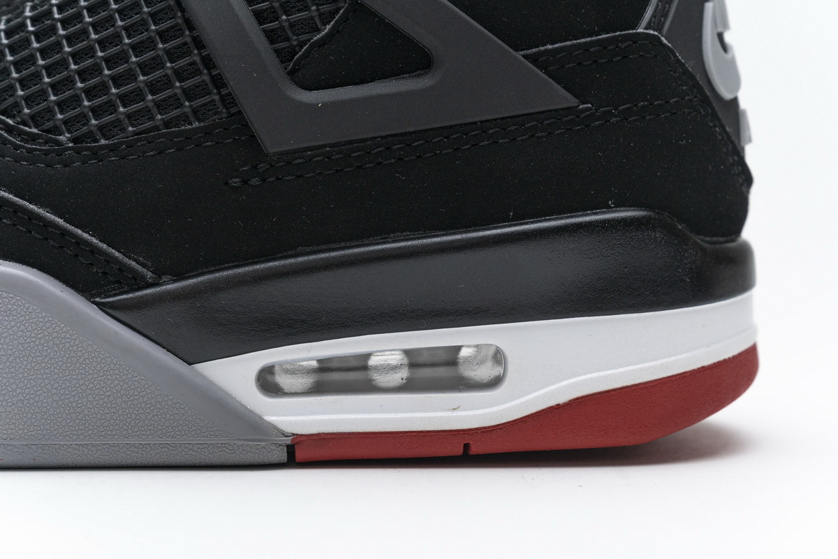 Jordan 4 Retro Bred (2019)(Top Quality)