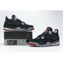 Jordan 4 Retro Bred (2019)(Top Quality)