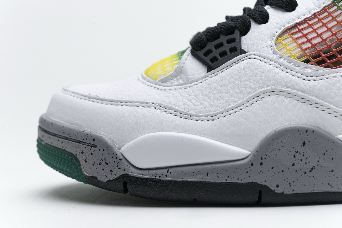 Jordan 4 Retro Lucid Green Rasta (W) (Top Quality)
