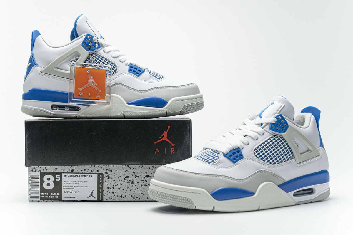 Jordan 4 Retro Military Blue (2012) (Top Quality)