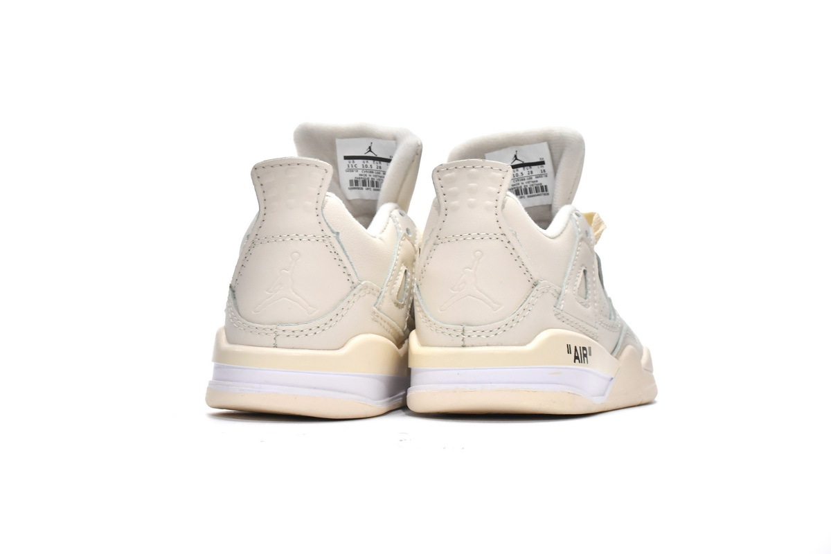 Jordan 4 Retro Off-White Sail (PS) (Top Quality)