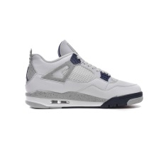 Jordan 4 Retro White Midnight Navy (Top Quality)
