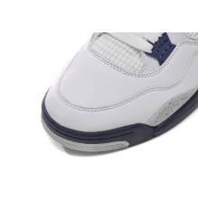 Jordan 4 Retro White Midnight Navy (Top Quality)