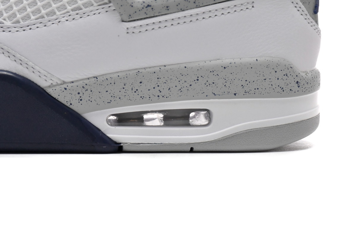 Jordan 4 Retro White Midnight Navy (Top Quality)