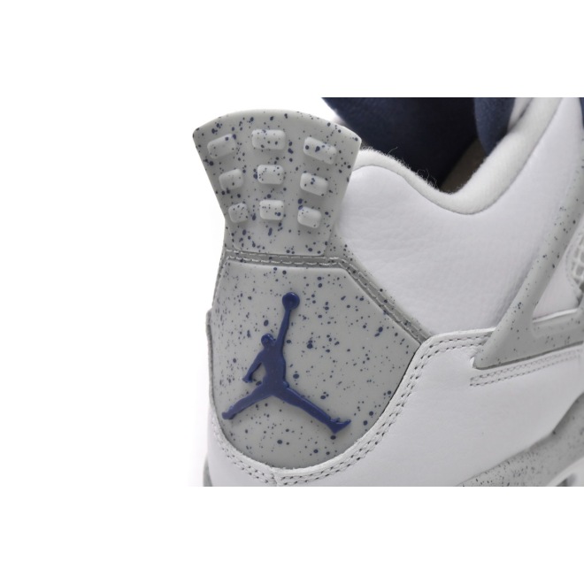 Jordan 4 Retro White Midnight Navy (Top Quality)
