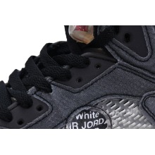 Jordan 5 Retro Off-White Black (Top Quality)