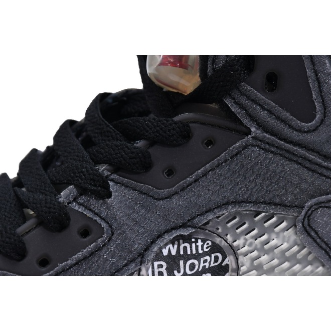 Jordan 5 Retro Off-White Black (Top Quality)