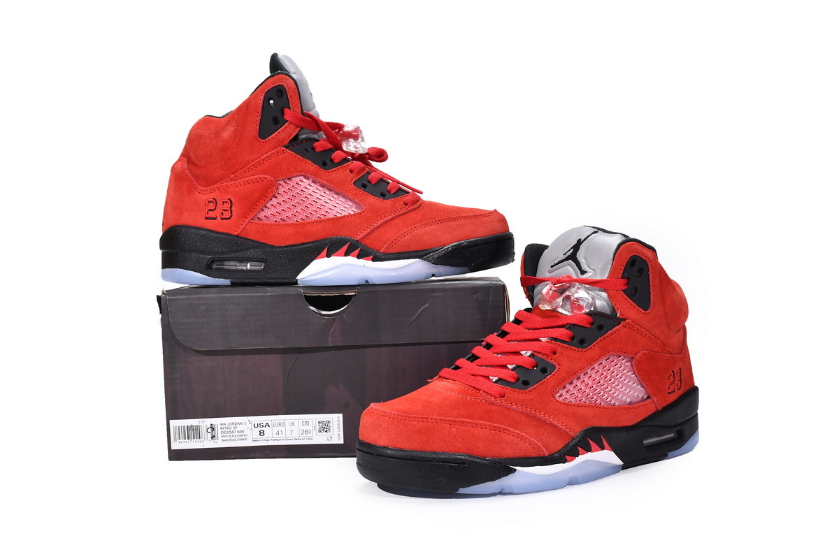 Jordan 5 Retro Raging Bull Red (2021) (Top Quality)