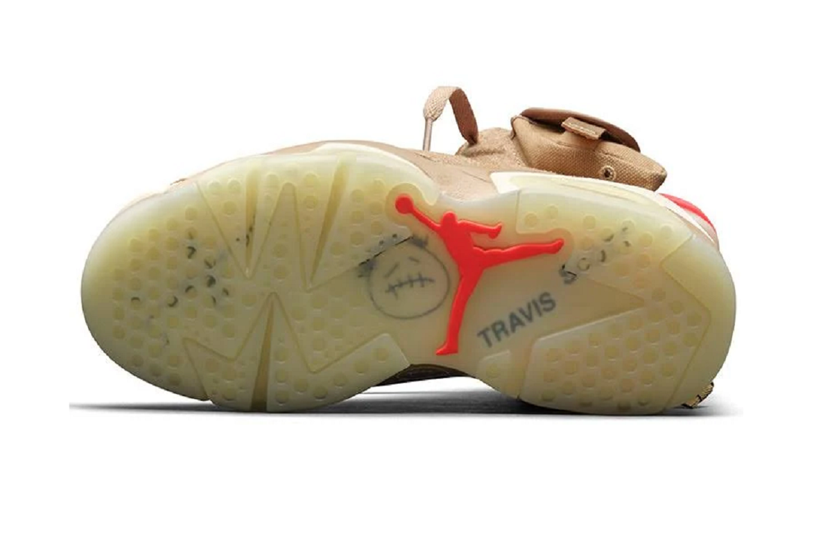 Jordan 6 Retro Travis Scott British Khaki (Top Quality)