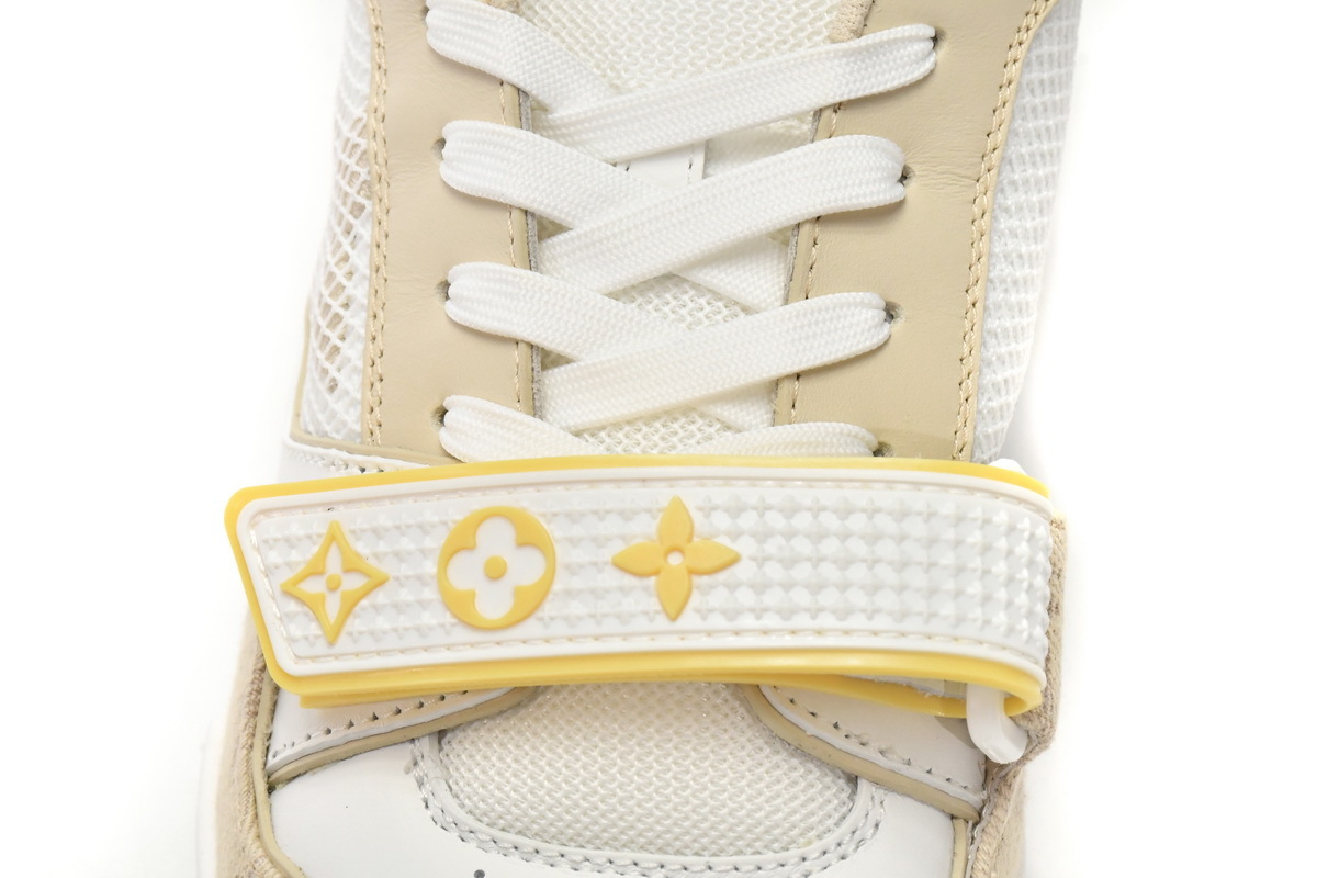 Louis Vuitton LV Trainer Beige Cloth Cover (Top Quality)