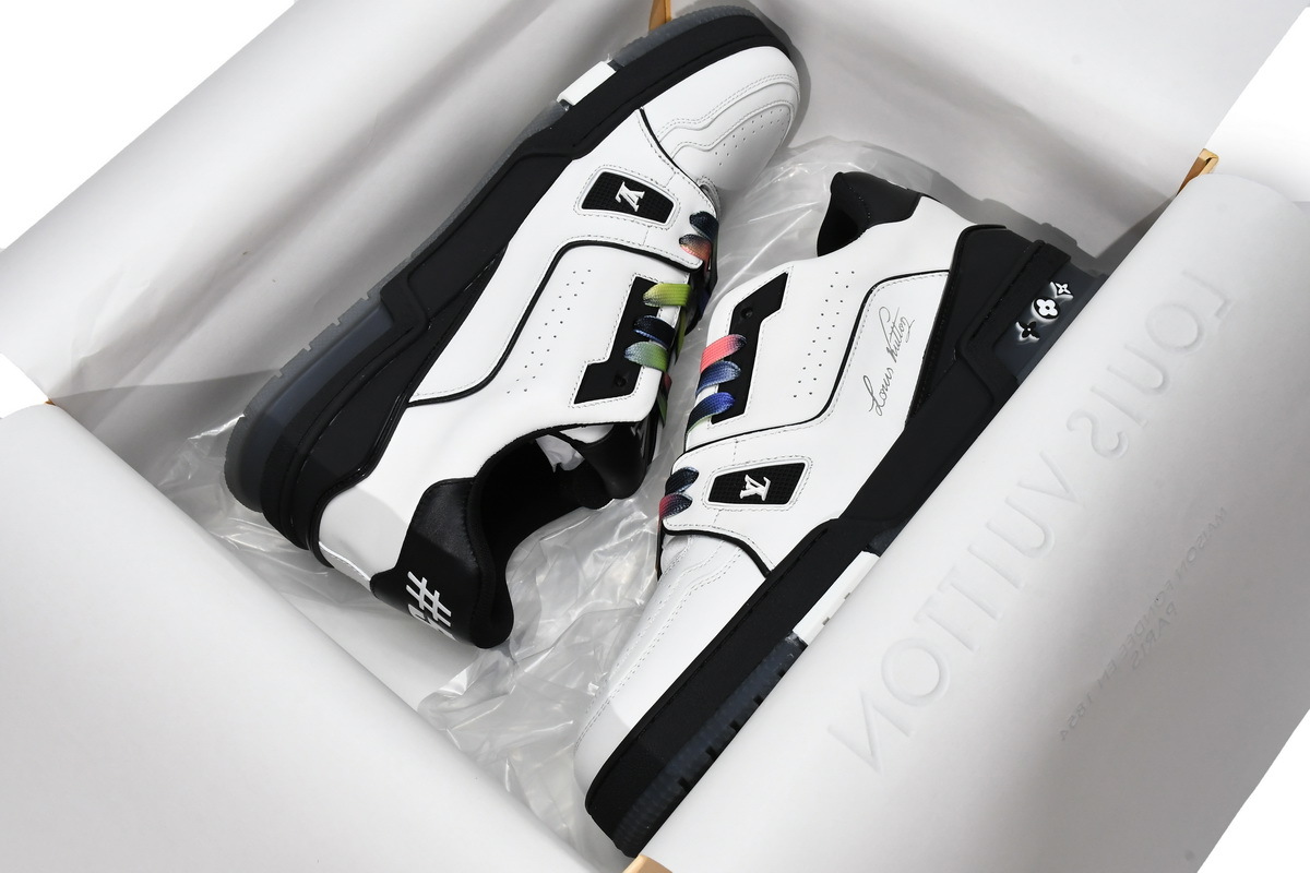 Louis Vuitton LV Trainer Black White (Top Quality)