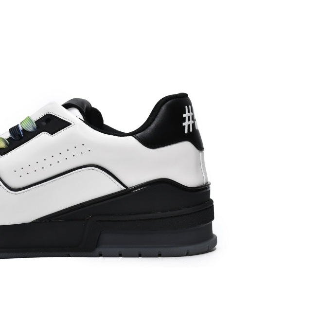 Louis Vuitton LV Trainer Black White (Top Quality)