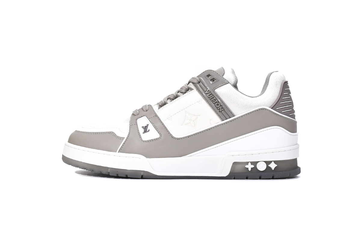 Louis Vuitton LV Trainer Grey White (Top Quality)