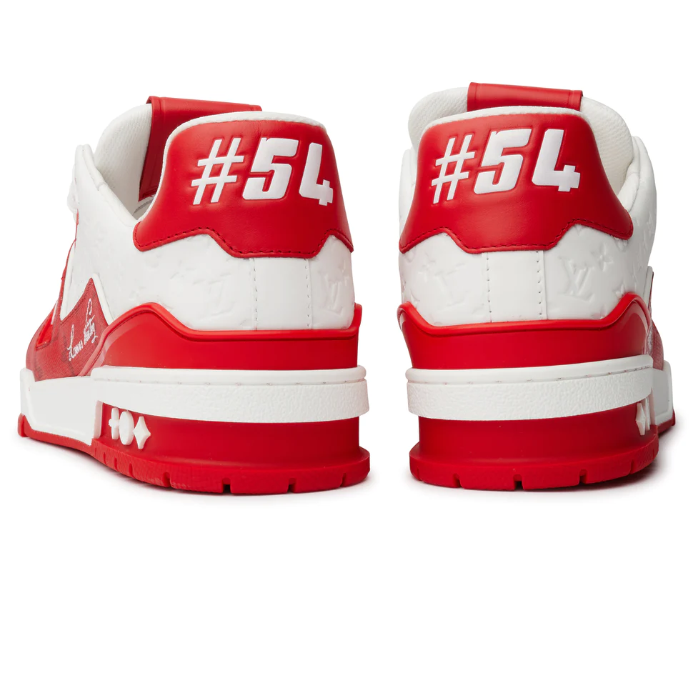 Louis Vuitton Trainer #54 Signature Red White (Top Quality)