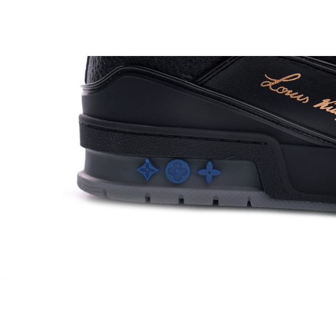Louis Vuitton Trainer Black Signature (Top Quality)