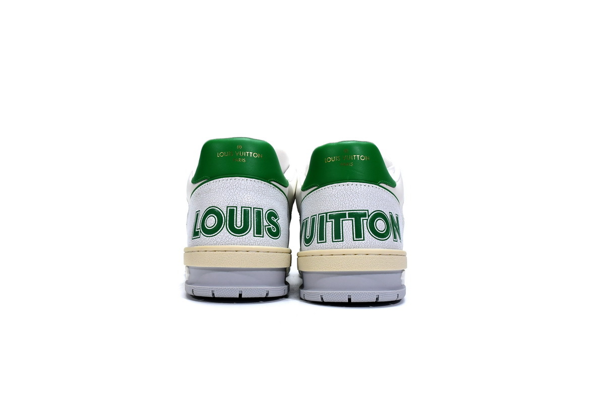 Louis Vuitton Trainer Green Mesh (Top Quality)