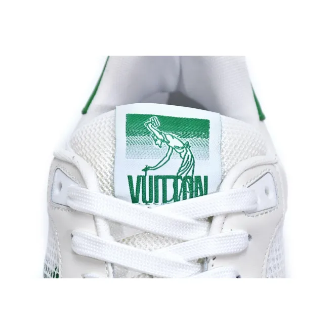 Louis Vuitton Trainer Green Mesh (Top Quality)