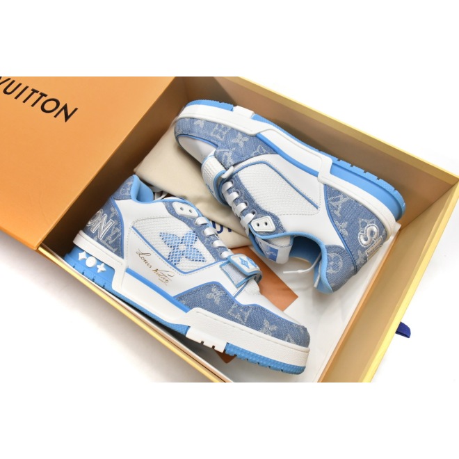 Louis Vuitton Trainer Monogram Denim (Top Quality)