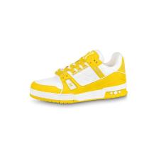 Louis Vuitton Trainer Yellow White Monogram (Top Quality)