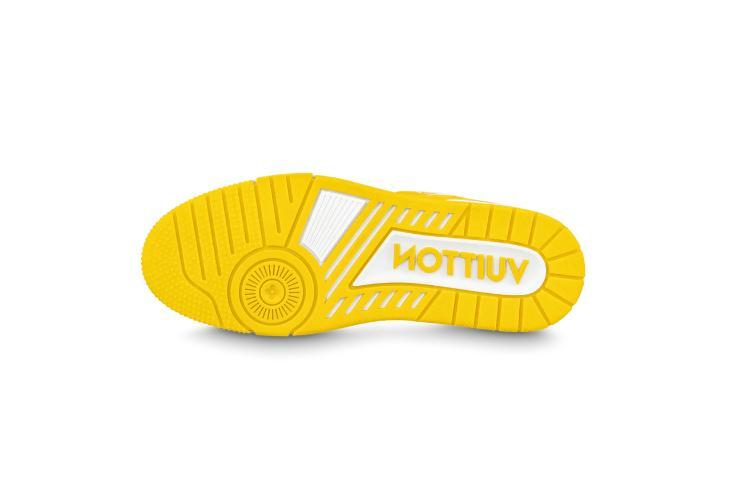 Louis Vuitton Trainer Yellow White Monogram (Top Quality)