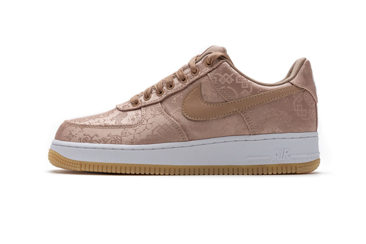Nike Air Force 1 Low CLOT Rose Gold Silk (Regular Box) (Top Quality)