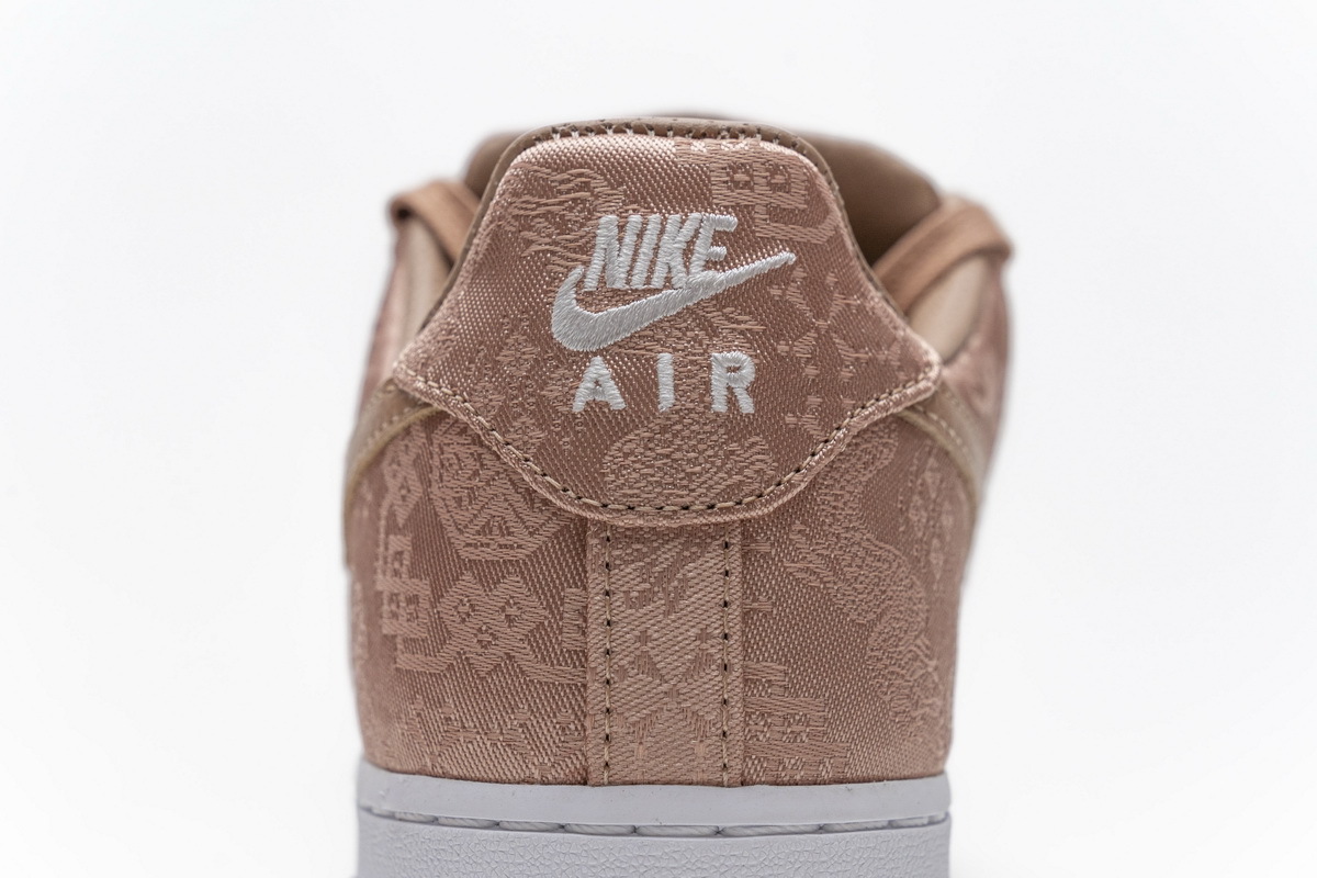 Nike Air Force 1 Low CLOT Rose Gold Silk (Regular Box) (Top Quality)