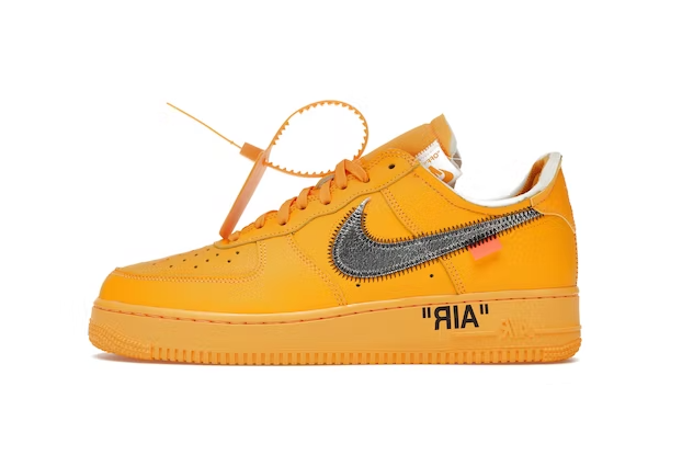 Nike Air Force 1 Low Off-White ICA University Gold (Top Quality)
