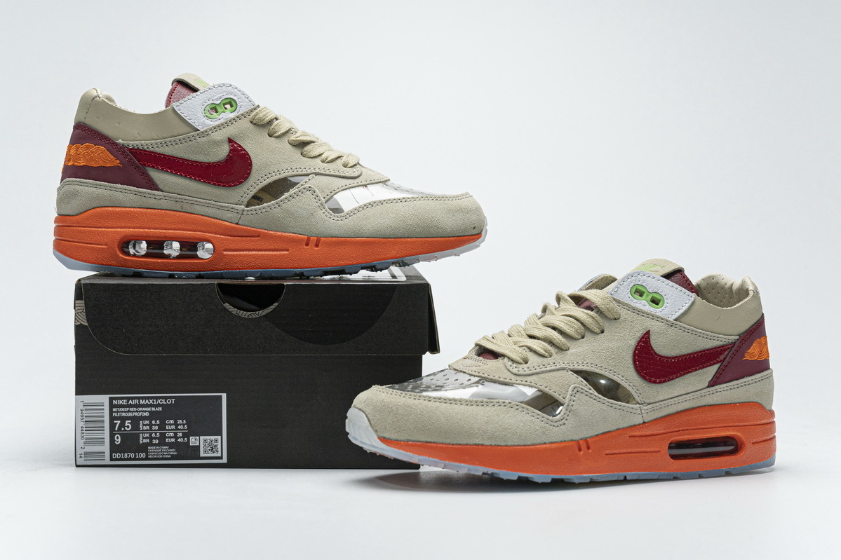Nike Air Max 1 CLOT Kiss of Death (2021) (Top Quality)