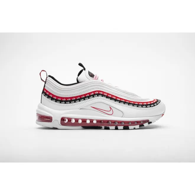 Nike Air Max 97 Sketch Logo White Black Red (Top Quality)