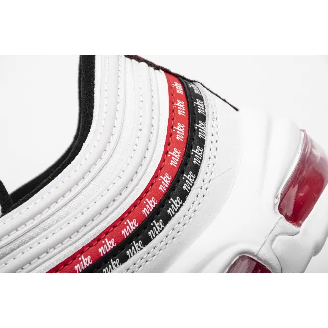 Nike Air Max 97 Sketch Logo White Black Red (Top Quality)