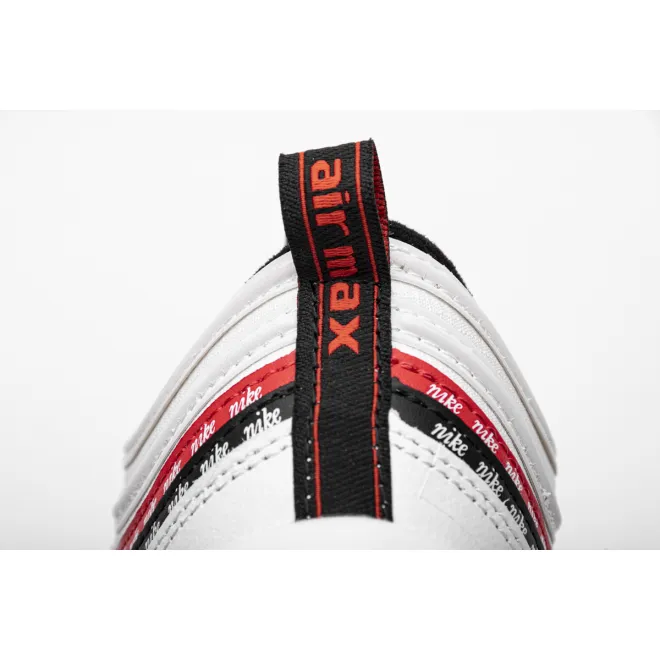 Nike Air Max 97 Sketch Logo White Black Red (Top Quality)