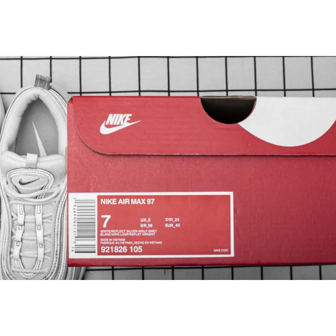 Nike Air Max 97 White Reflect Silver (Top Quality)