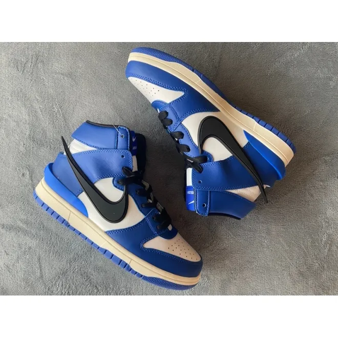 Nike Dunk High AMBUSH Deep Royal (Mid Quality)