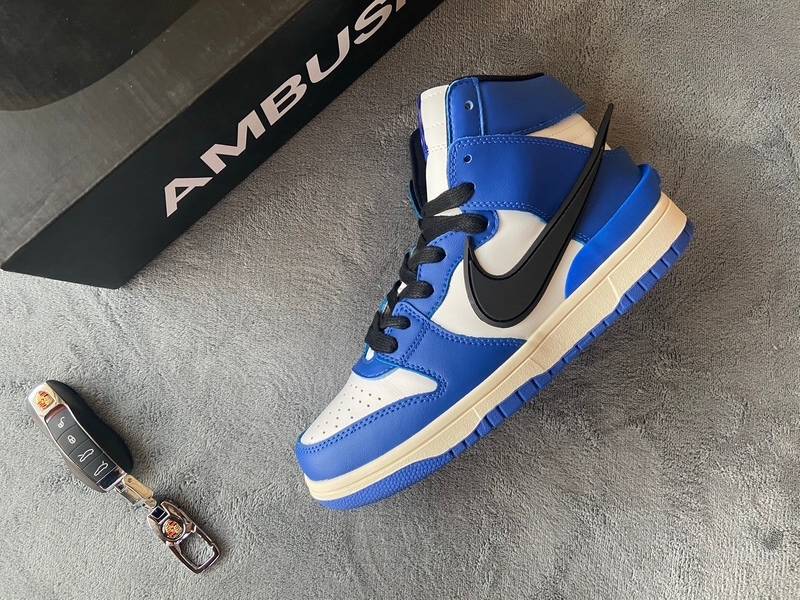 Nike Dunk High AMBUSH Deep Royal (Mid Quality)