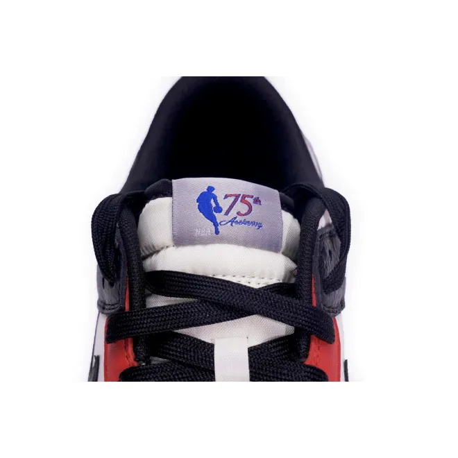 Nike Dunk Low EMB NBA 75th Anniversary Chicago (Top Quality)