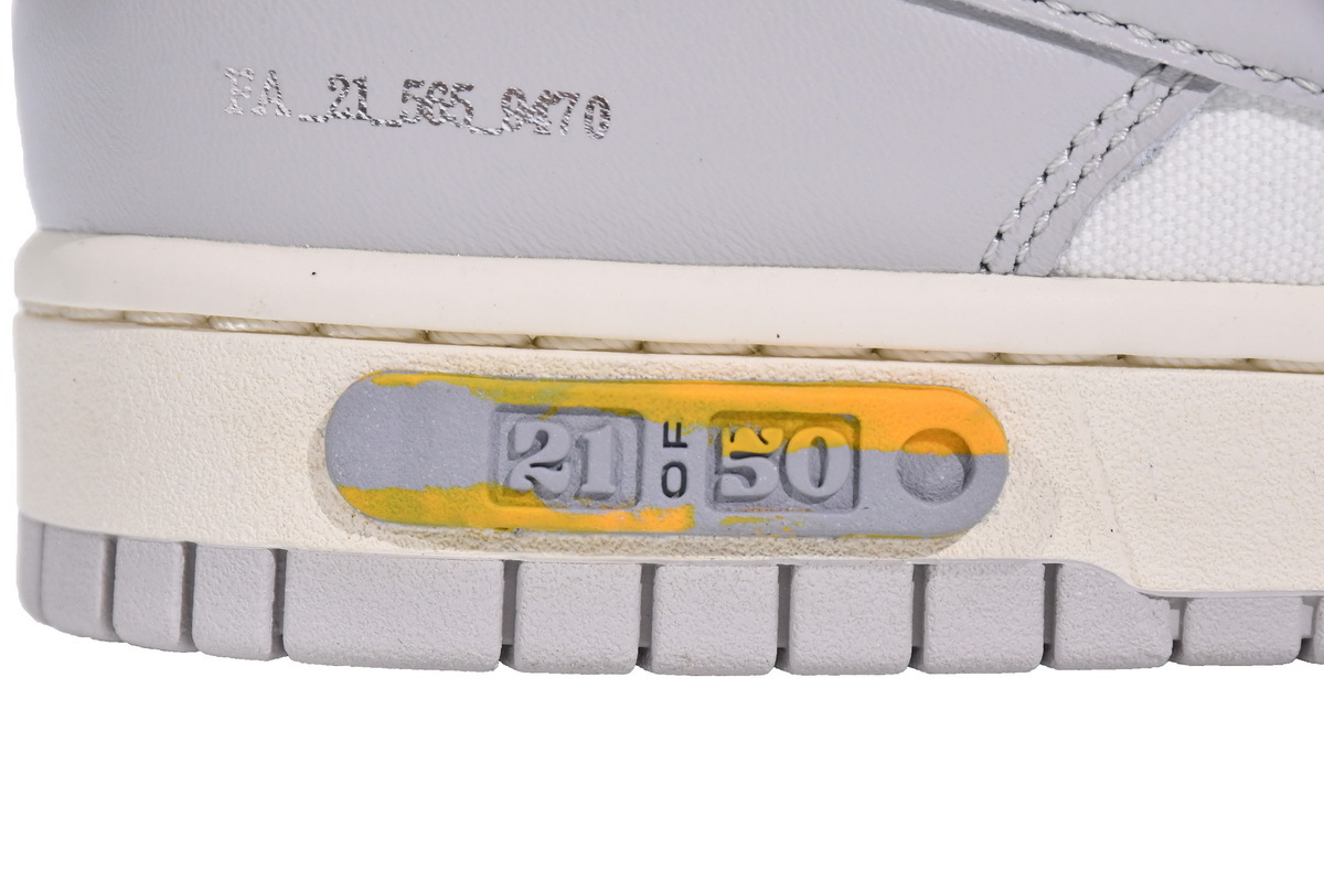 Nike Dunk Low Off-White Lot 21 (Top Quality)