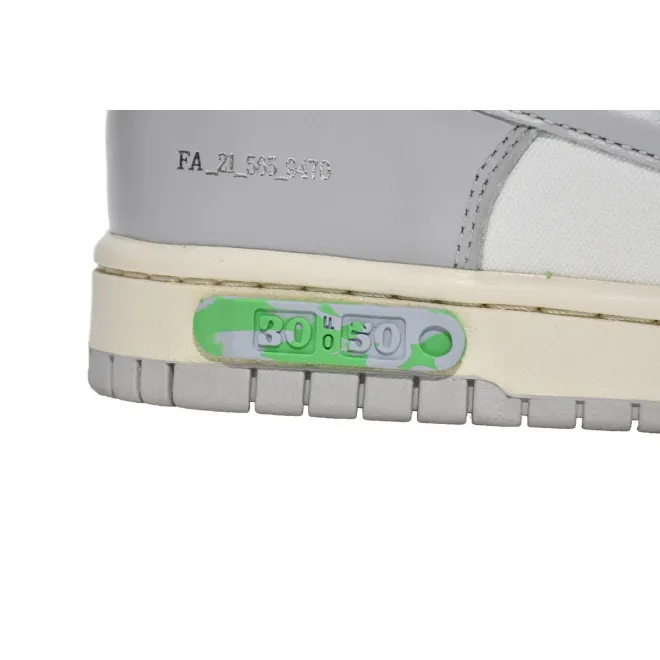 Nike Dunk Low Off-White Lot 30 (Top Quality)