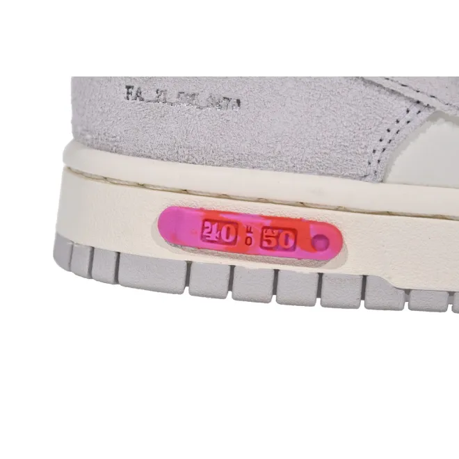 Nike Dunk Low Off-White Lot 40 (Top Quality)