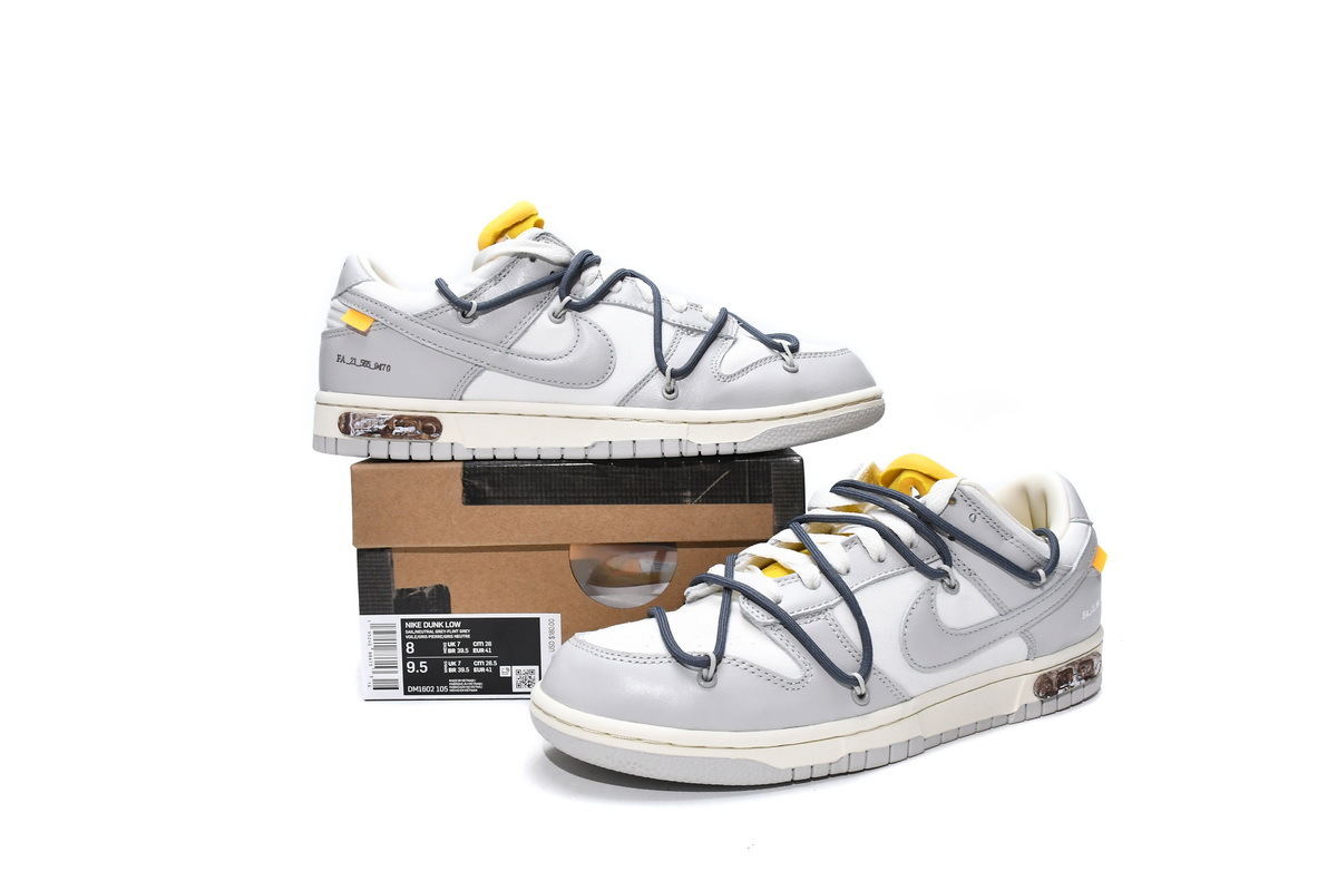 Nike Dunk Low Off-White Lot 41 (Top Quality)