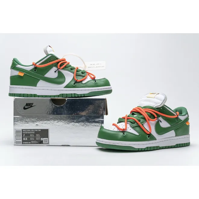 Nike Dunk Low Off-White Pine Green (Mid Quality)