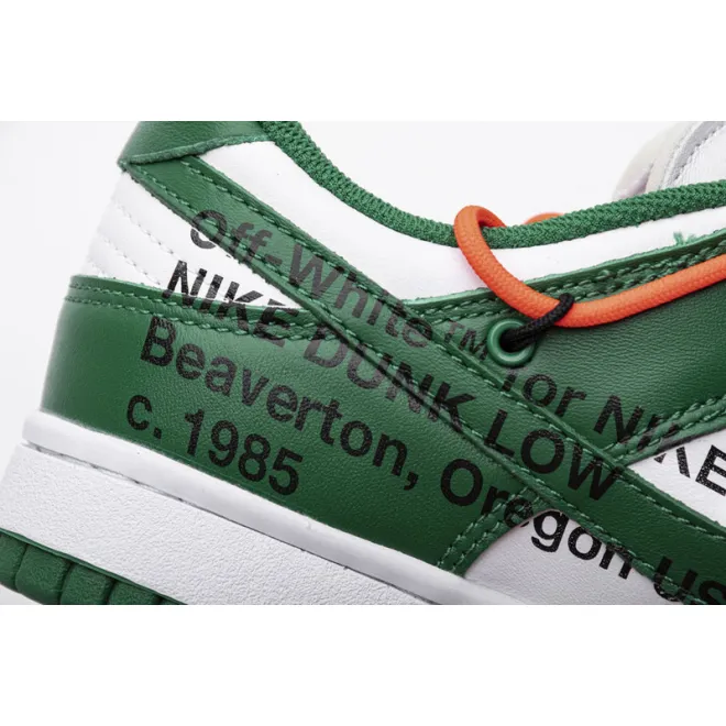 Nike Dunk Low Off-White Pine Green (Mid Quality)