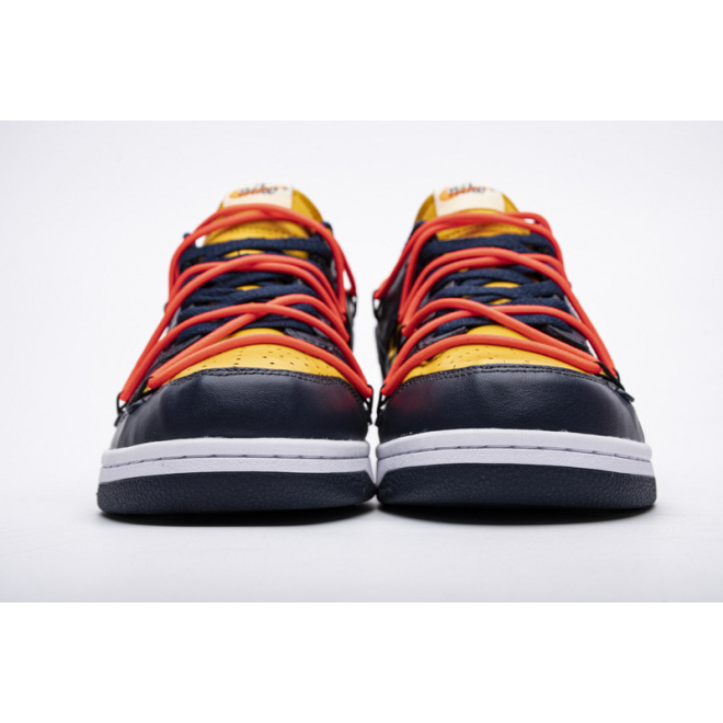 Nike Dunk Low Off-White University Gold Midnight Navy (Mid Quality)
