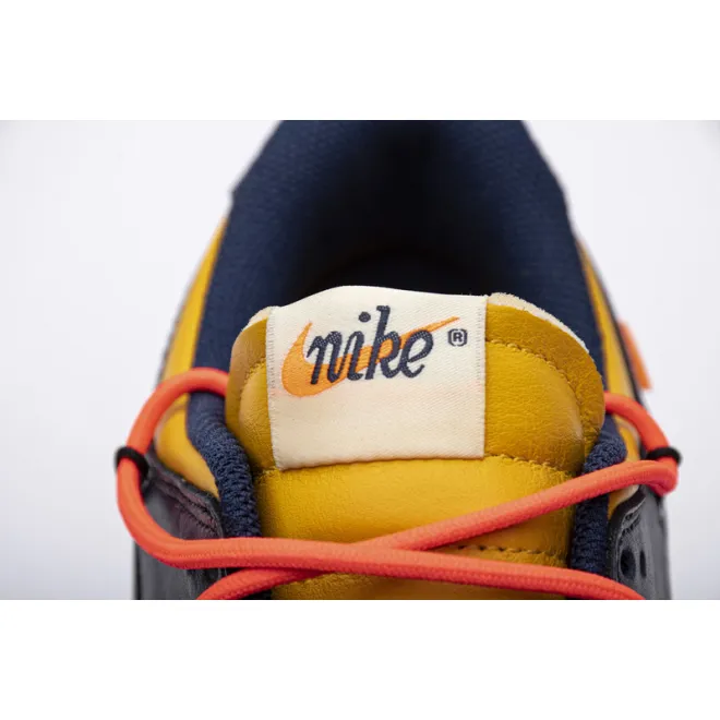 Nike Dunk Low Off-White University Gold Midnight Navy (Mid Quality)