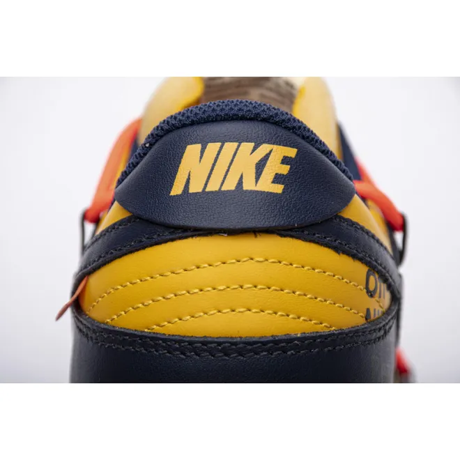 Nike Dunk Low Off-White University Gold Midnight Navy (Mid Quality)